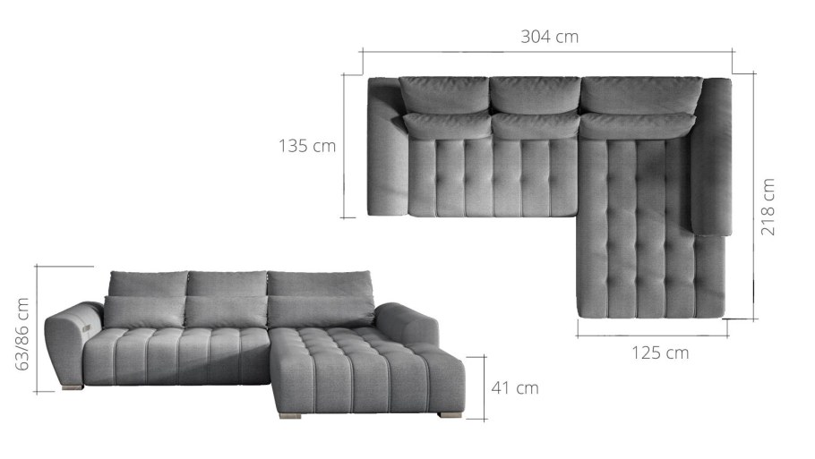 Дуговой диван вид сверху