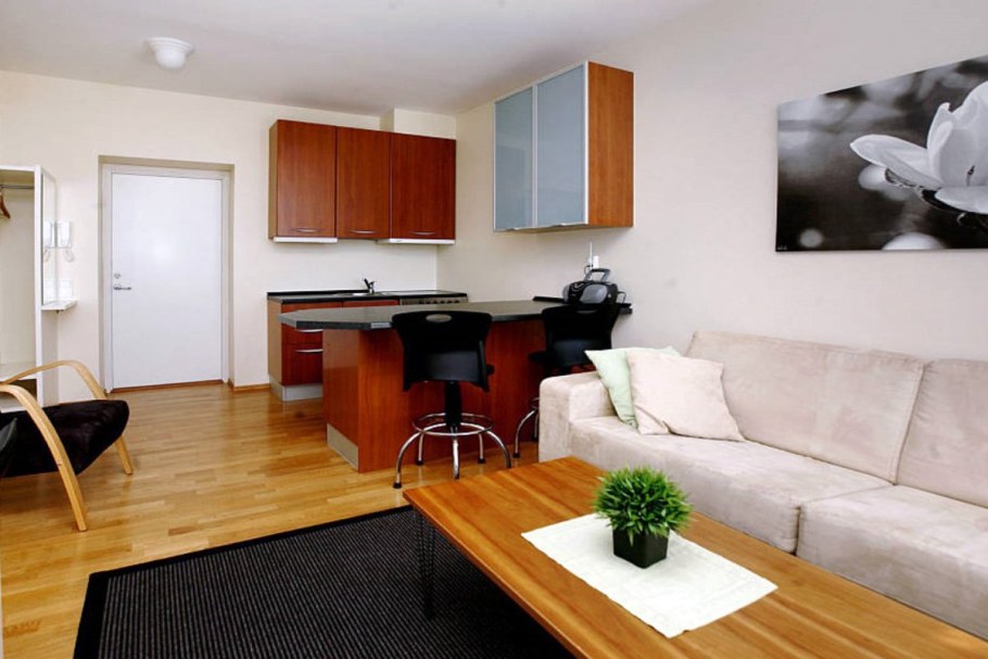 Расстановка мебели в маленькой студии