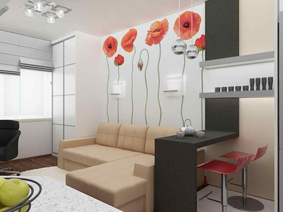 Интерьер в гостинке