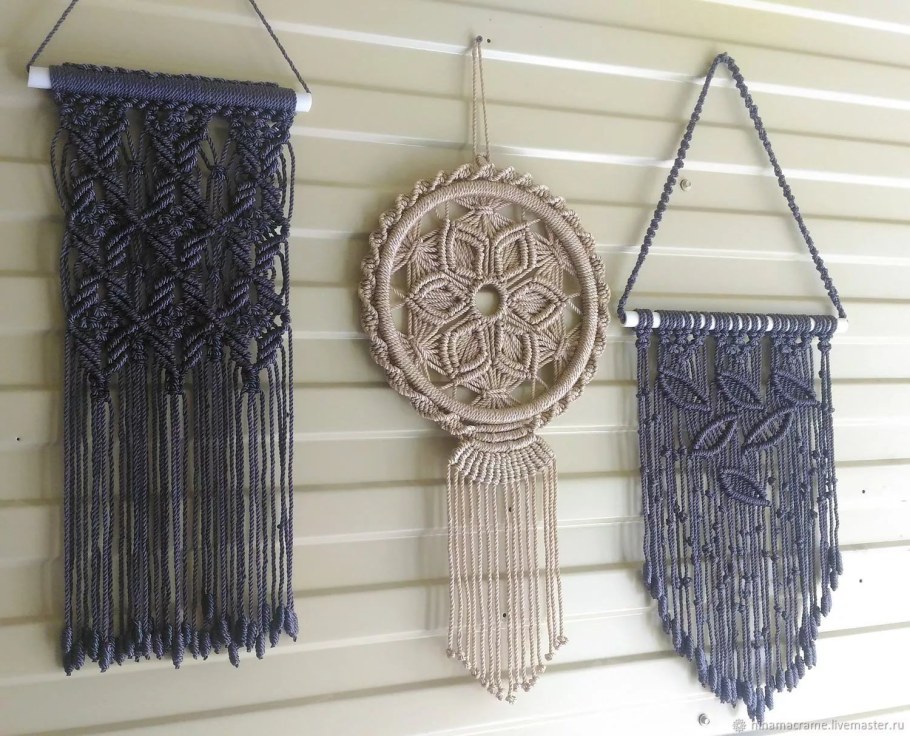 Плетение макраме украшения