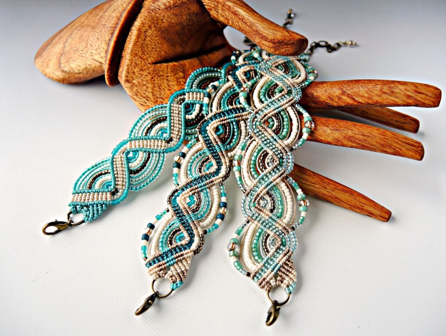 Макраме украшения браслеты