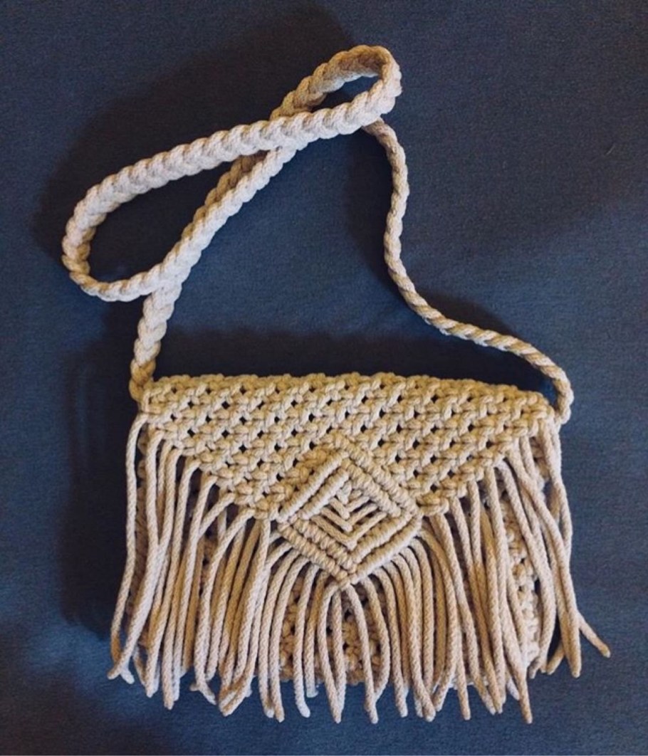 Макраме плетение сетки