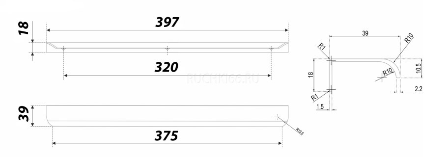 Ручки ray rt009