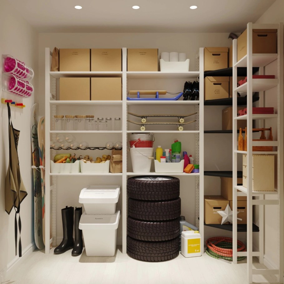 Организация пространства в кладовке