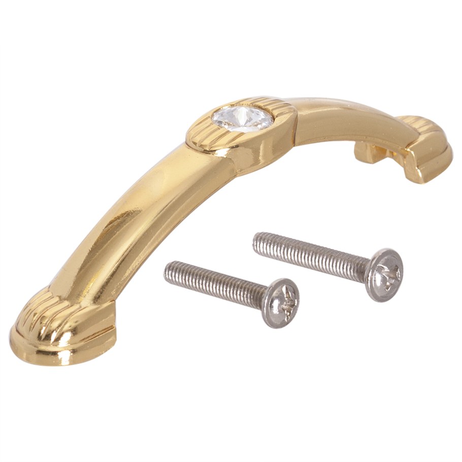 Ручка-скоба 96мм бронза состаренная/керамика молочная