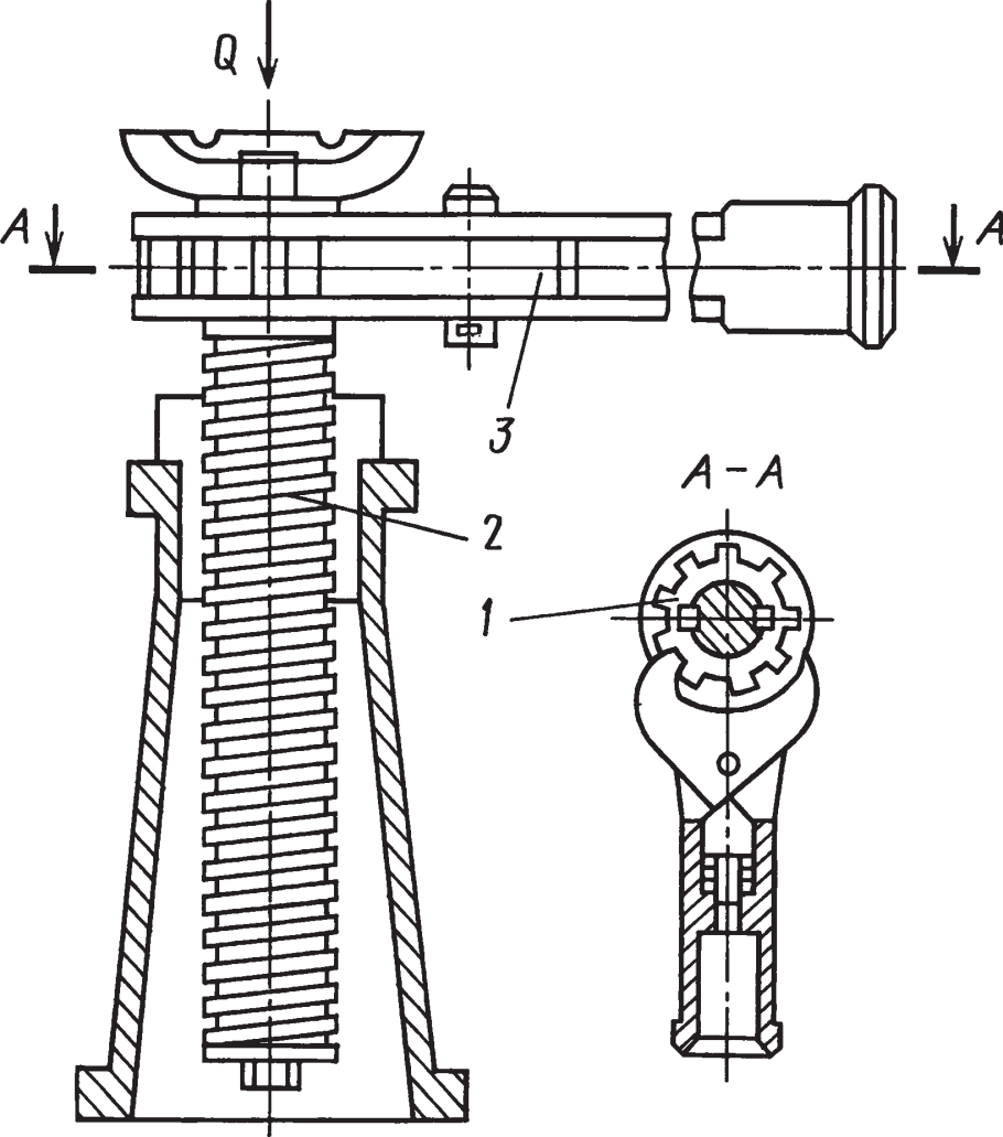 Домкрат для ВАЗ 2101 чертеж