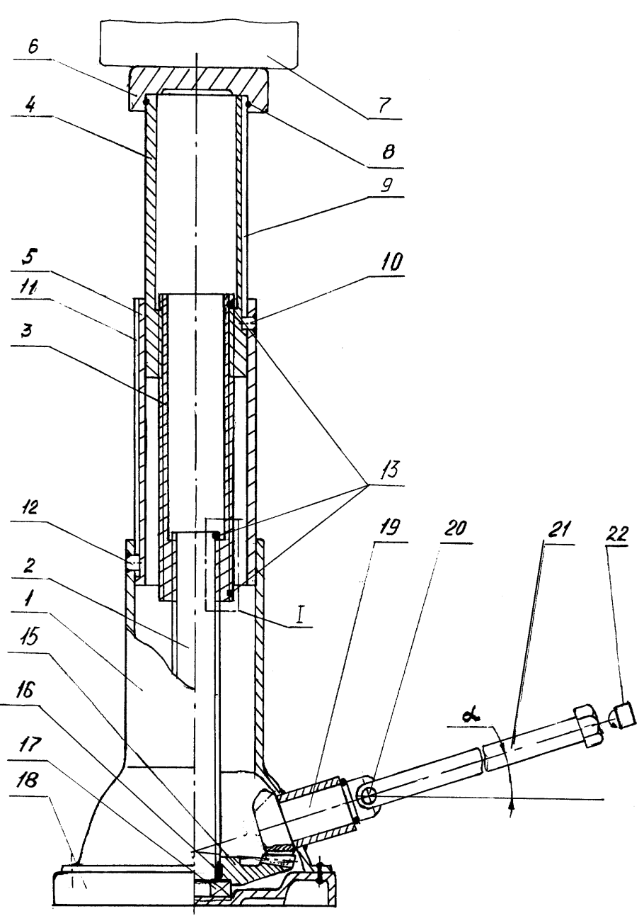 Домкрат винтовой а50м.17.00.000.сб