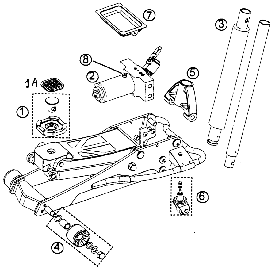 Домкрат гидравлический 10т схема