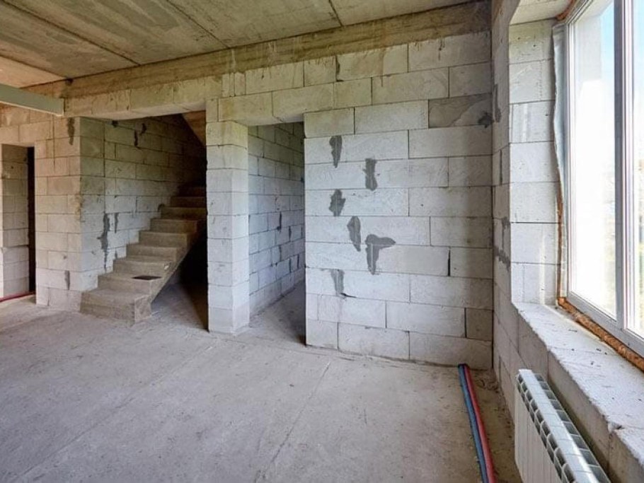 Черновая отделка дома