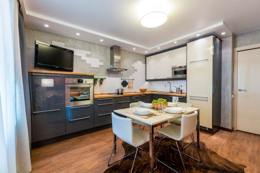 Квадратная кухня