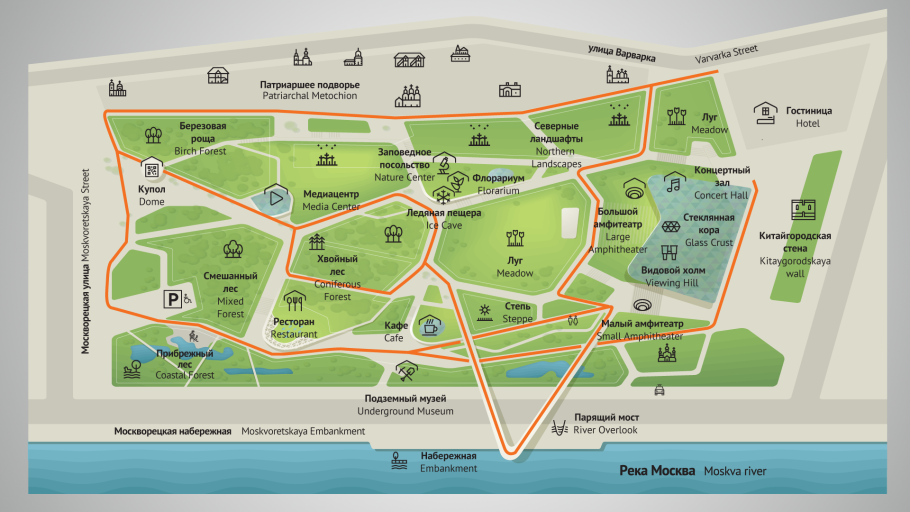 Карта музея заповедника Петергоф