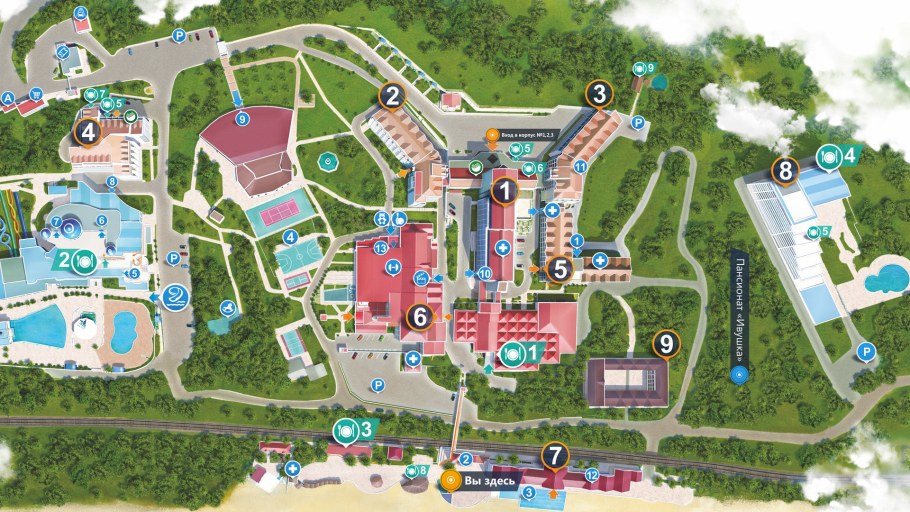 Остров мечты карта парка аттракционов