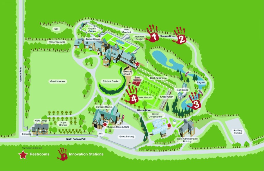 Схема Елагина острова план