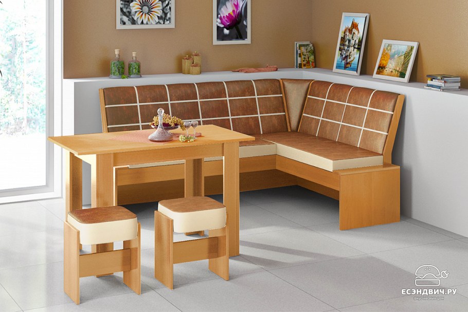 Кухонный уголок Квадро Бител