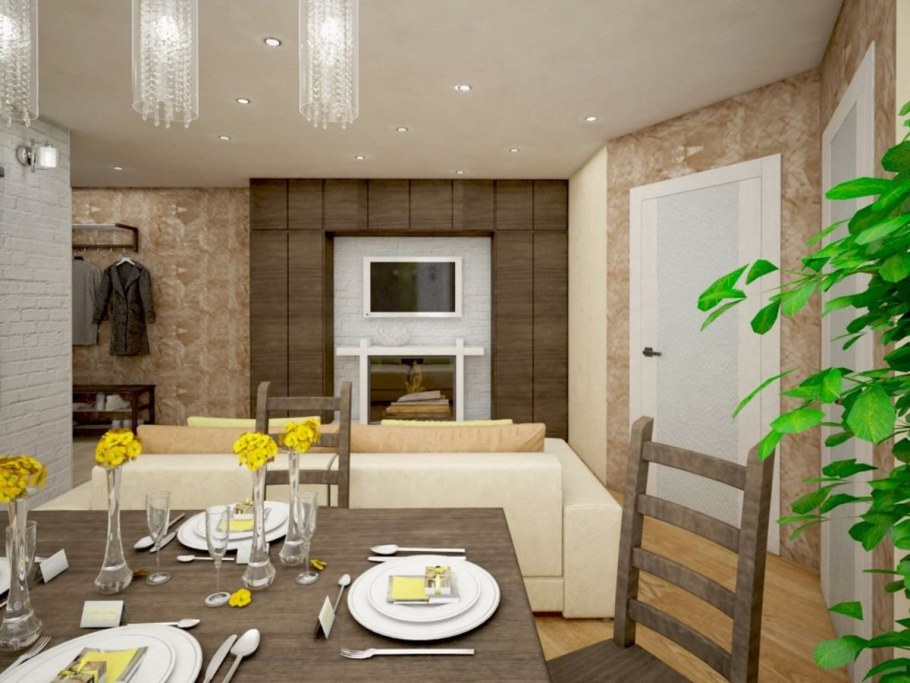 Интерьер квартиры брежневки