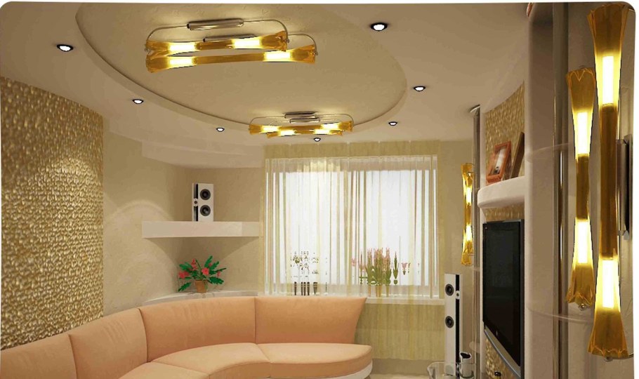 Потолки для маленького зала