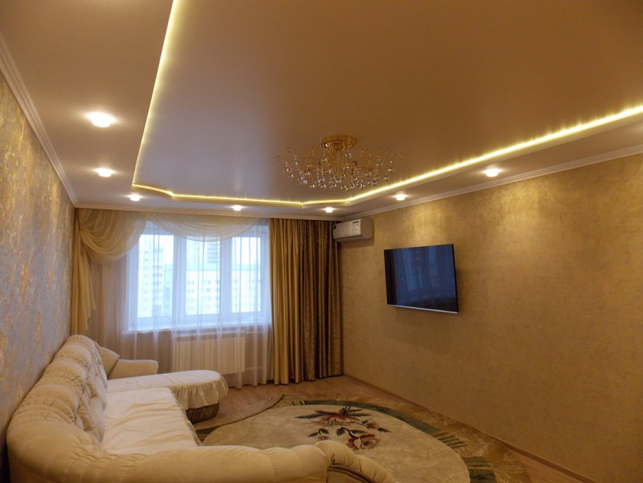 Евроремонт натяжные потолки