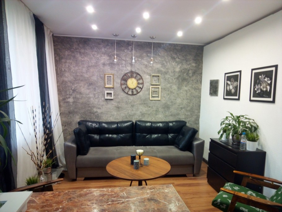 Потолок в зал хрущевки 