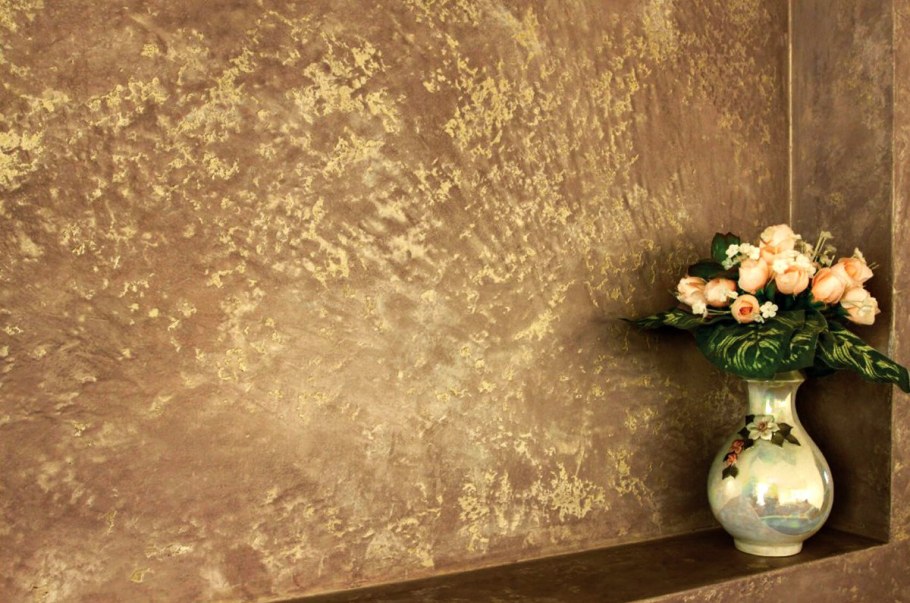 Перламутровая краска в интерьере