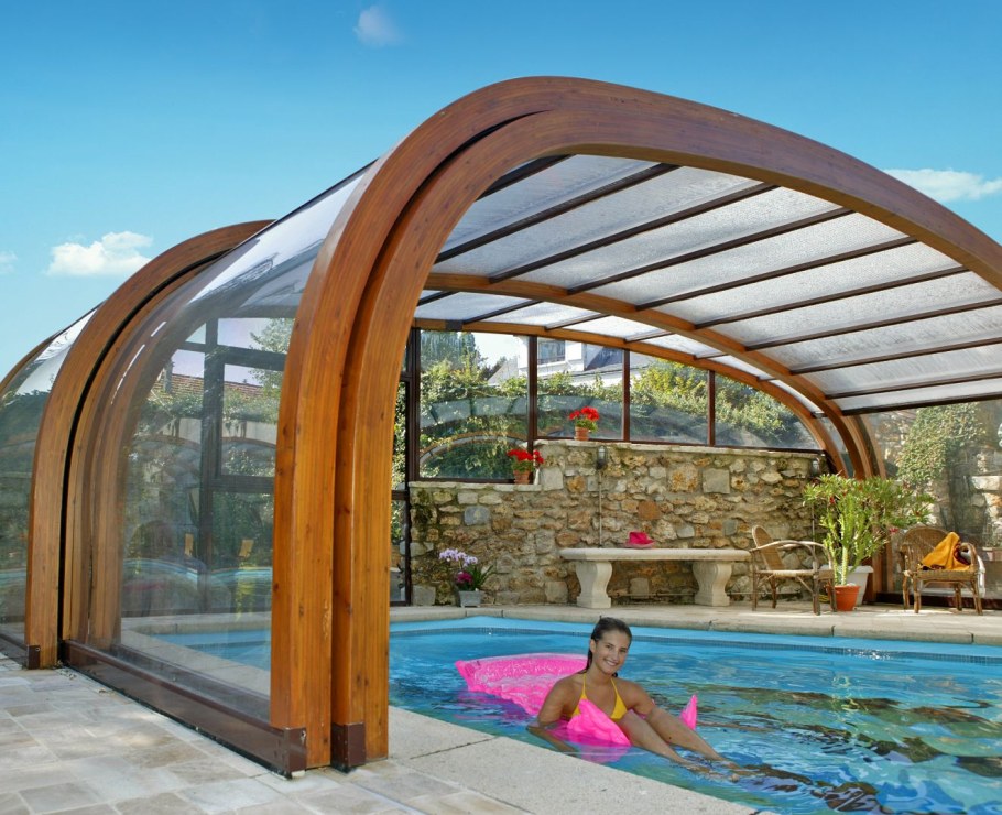 Оранжереи и зимние сады с бассейном