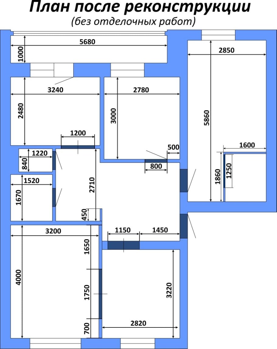 Планировка капитального дома старого образца