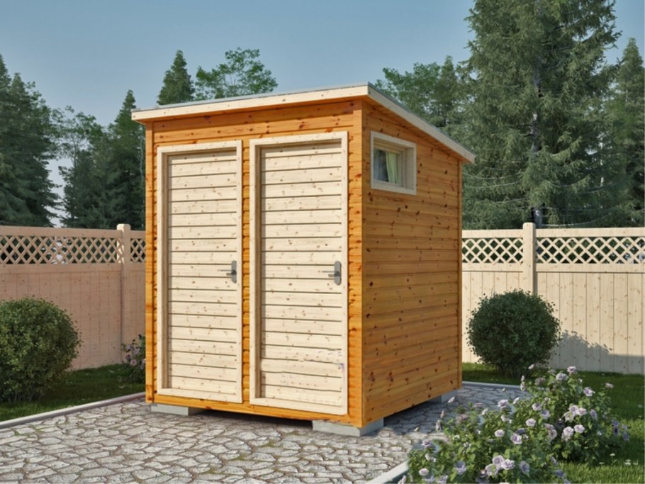 Душ дачный с туалетом ДТ-18-2