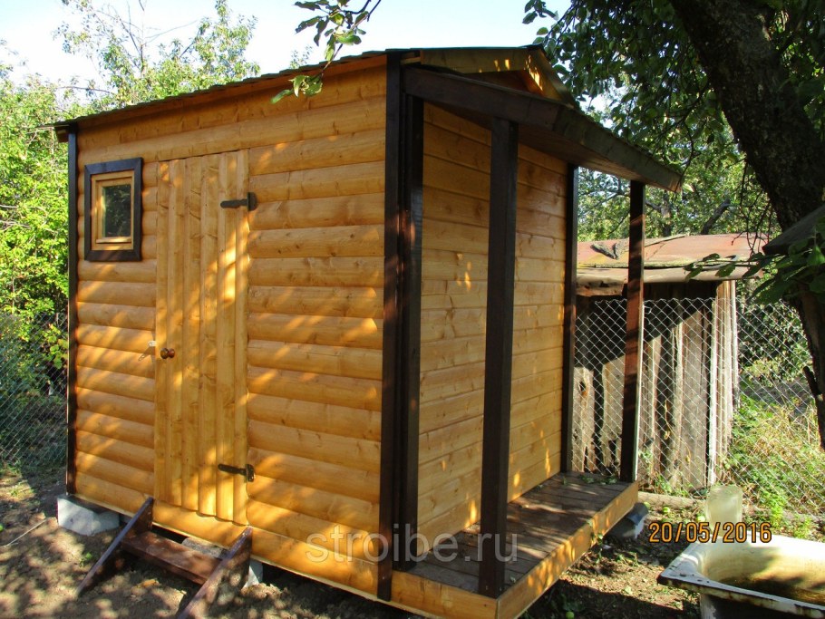 Туалет-хозблок 2х1