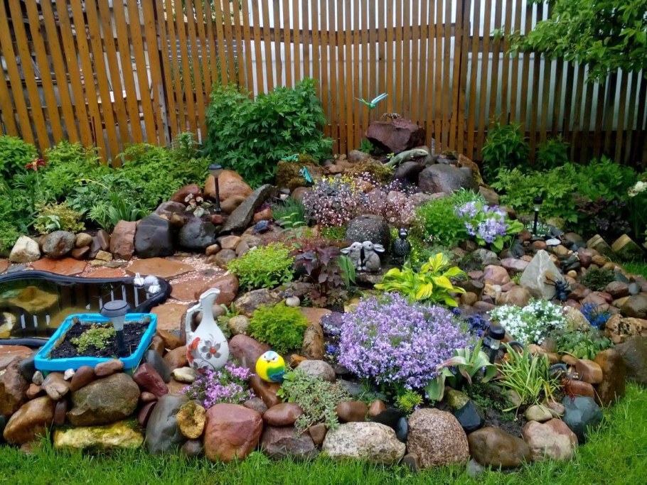 Альпийская горка в детском саду