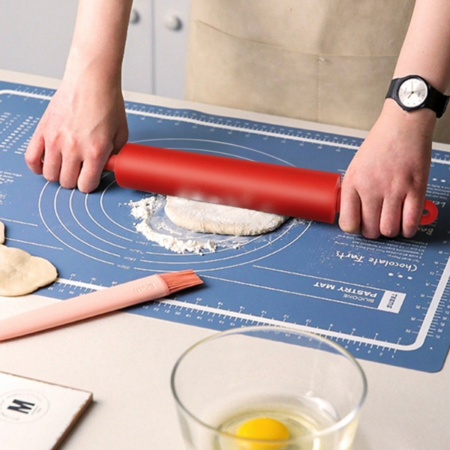 Скалка силиконовая с вращающимися ручками отзывы