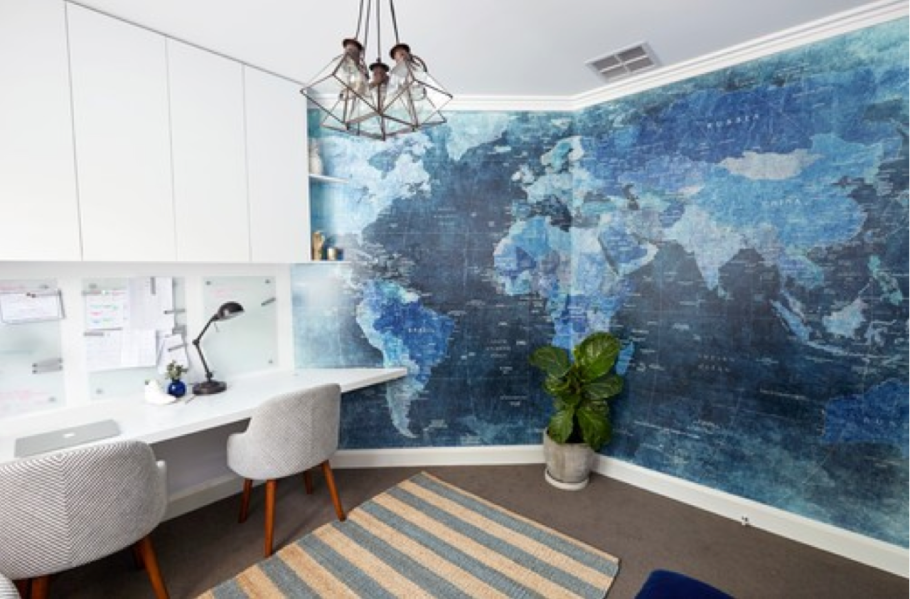 Отделка стен в офисе