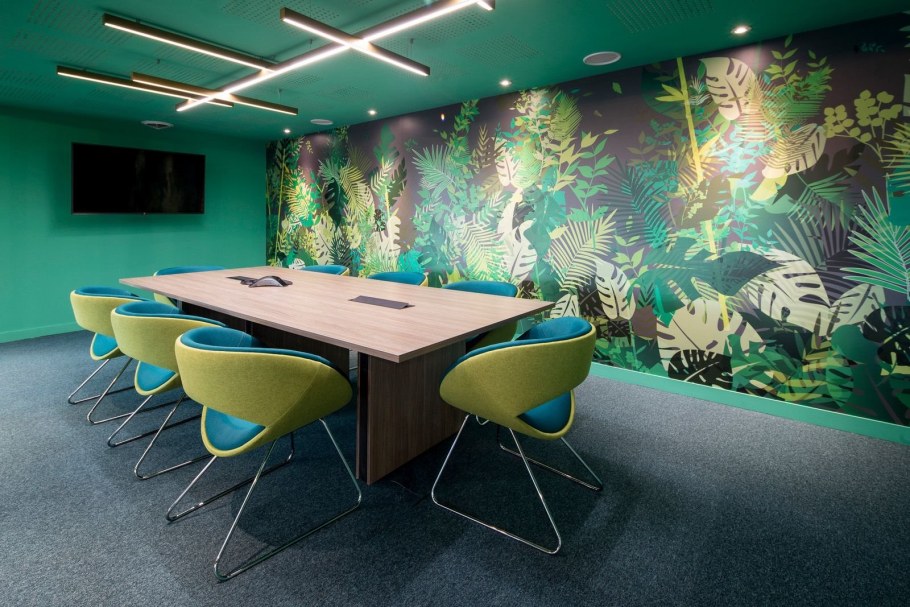 Роспись стен в кабинете