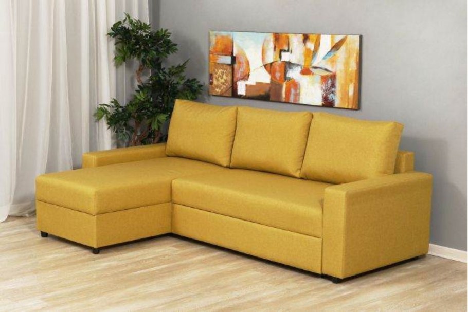 Угловые тканевые диваны кровати