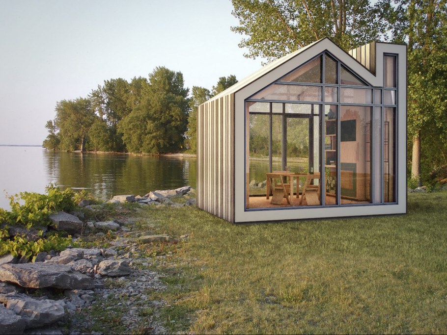 Тини Хаус с односкатной крышей