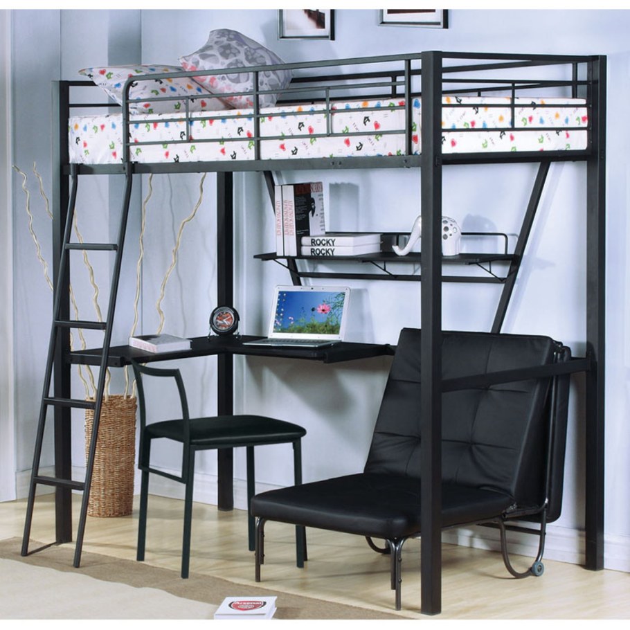 Металлическая кровать чердак Градо-3