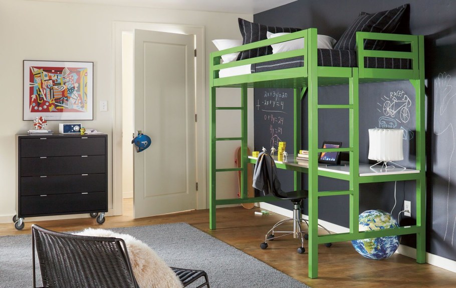 Кровать чердак взрослая 2 спальная икеа