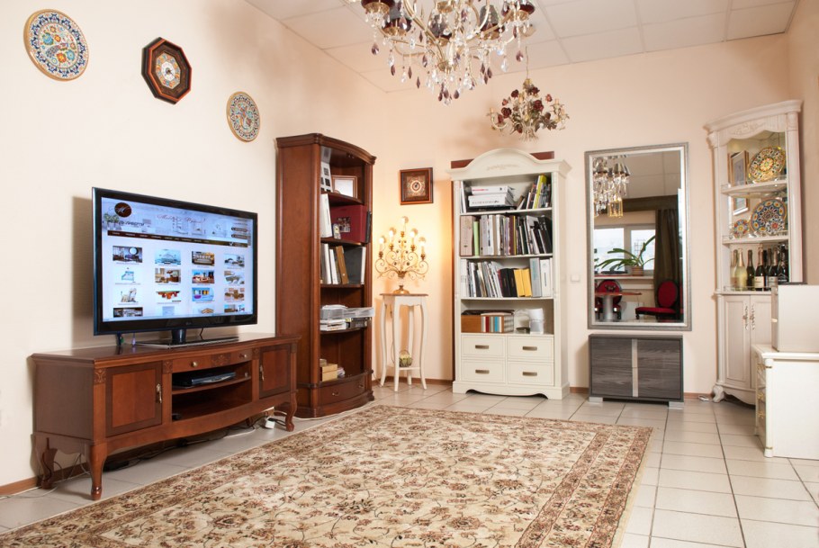 Стенка Джулия 3420 МДФ патина