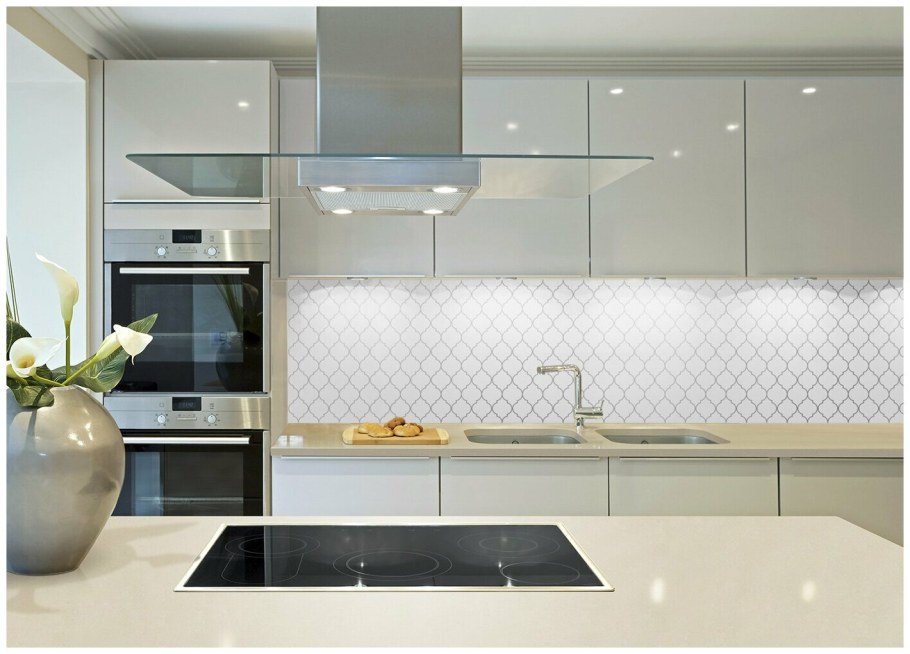 Прозрачный фартук для кухни