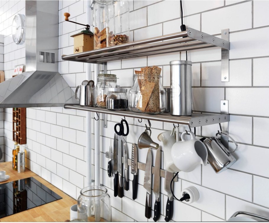 Рейлинг для кухни на фартук