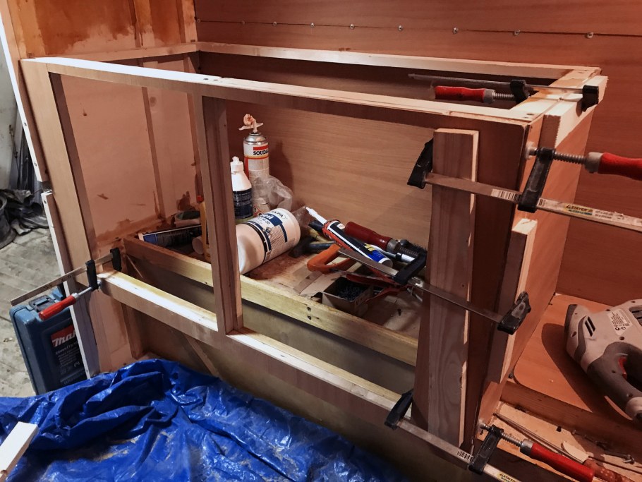 Camper самодельная раскладная мебель