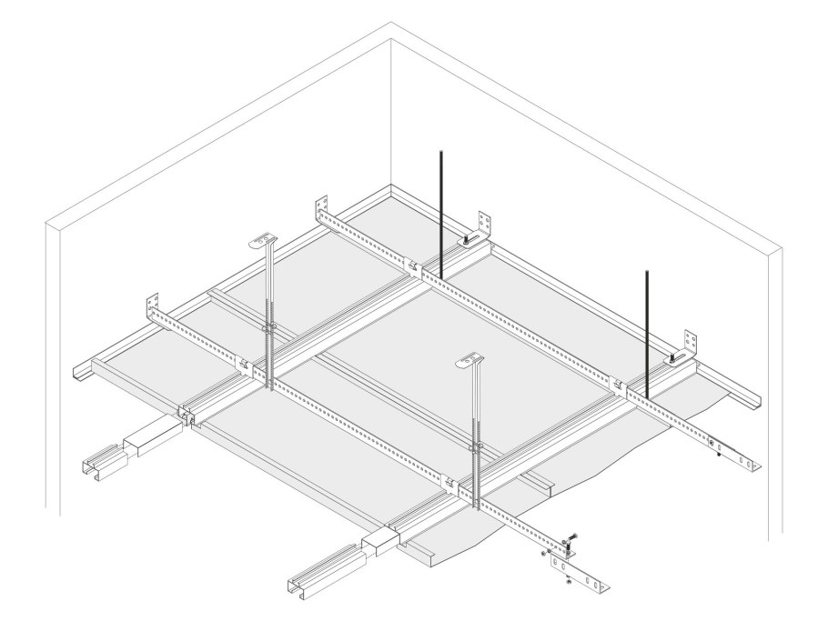 Каркас Армстронг шаг крепления подвесов