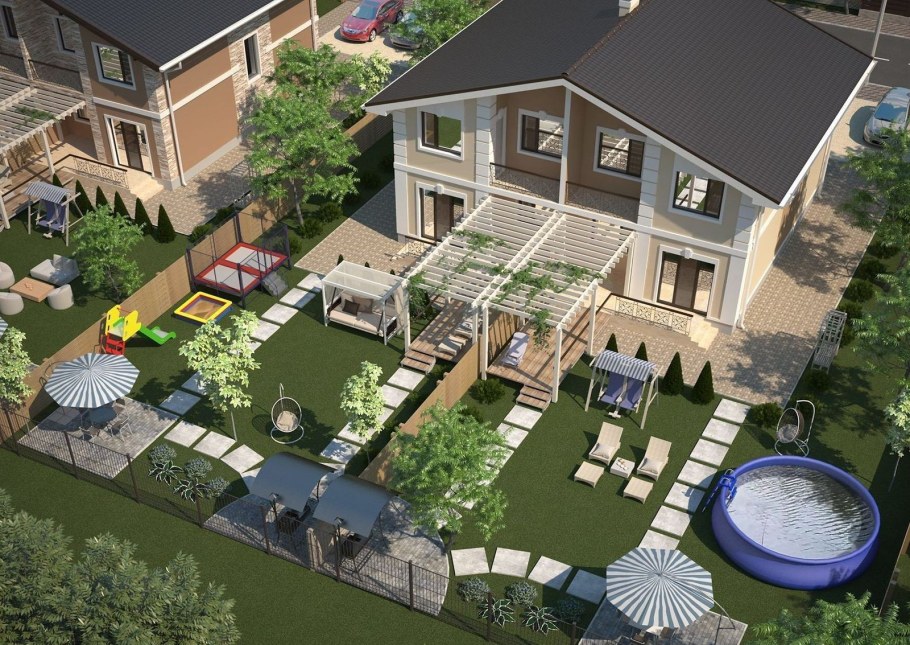 Проект участка 5 соток