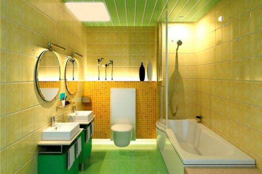 Сделать ремонт в ванной комнате панелями