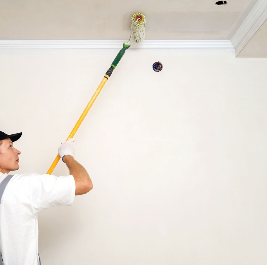 Побелка потолка