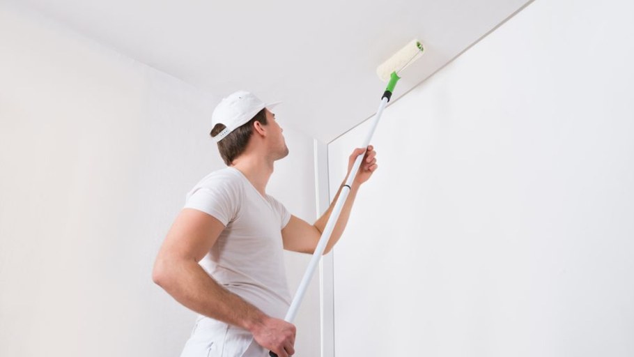 Побелка стен водоэмульсионной краской