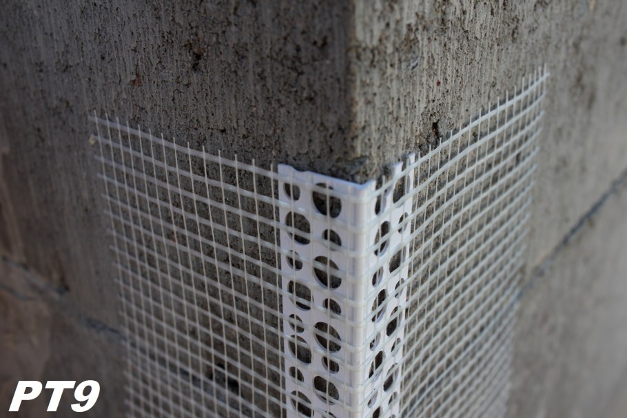 Профиль угловой ПВХ С армирующей сеткой 10х15м 2,5м/145г