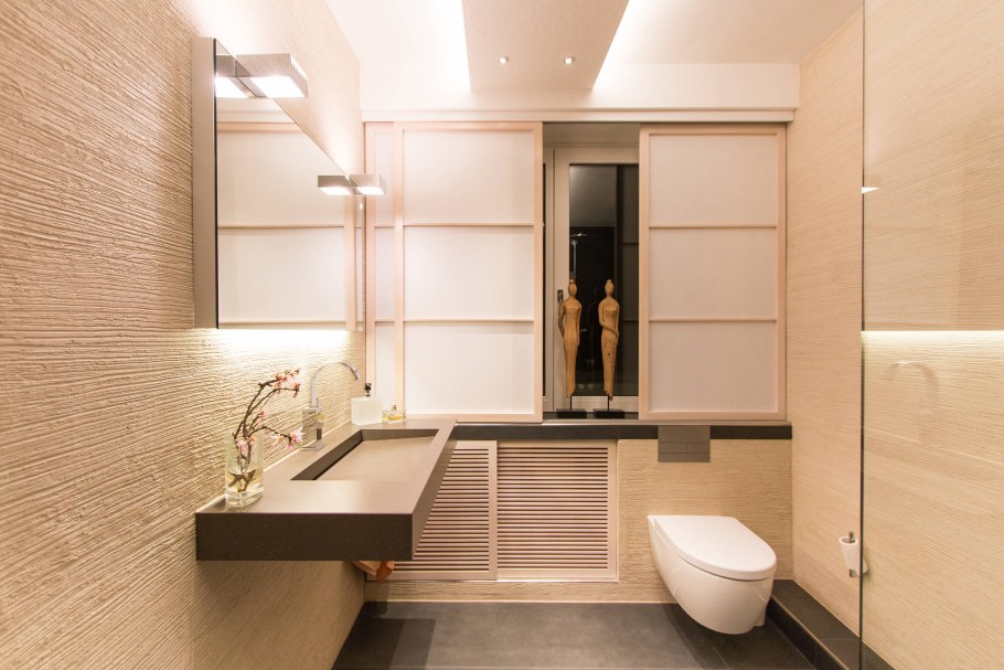 Декоративная штукатурка в ванной