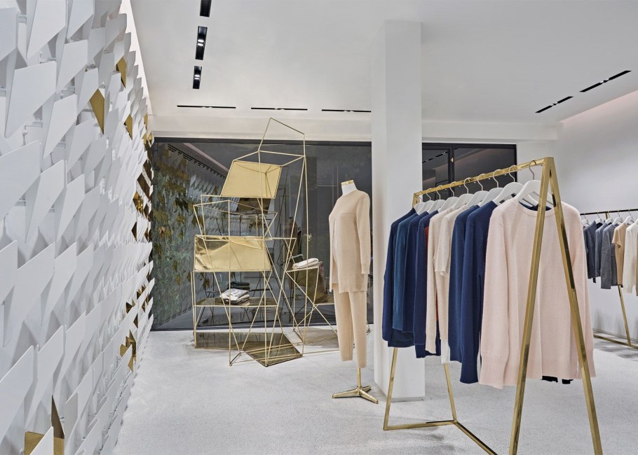 Интерьер магазина одежды в стиле Минимализм