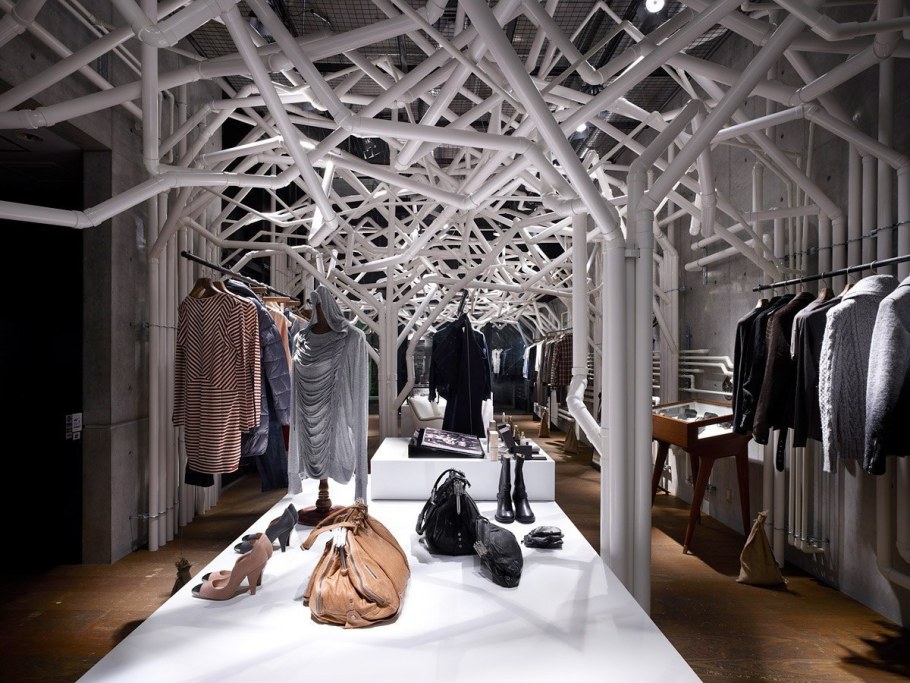 Необычный интерьер магазина