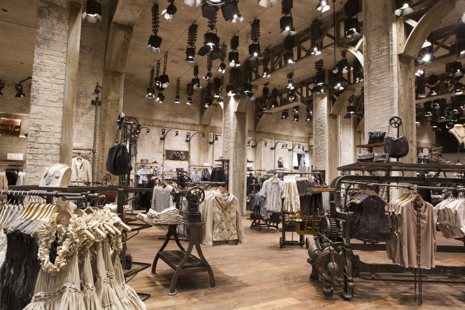 Интерьер магазина в стиле лофт