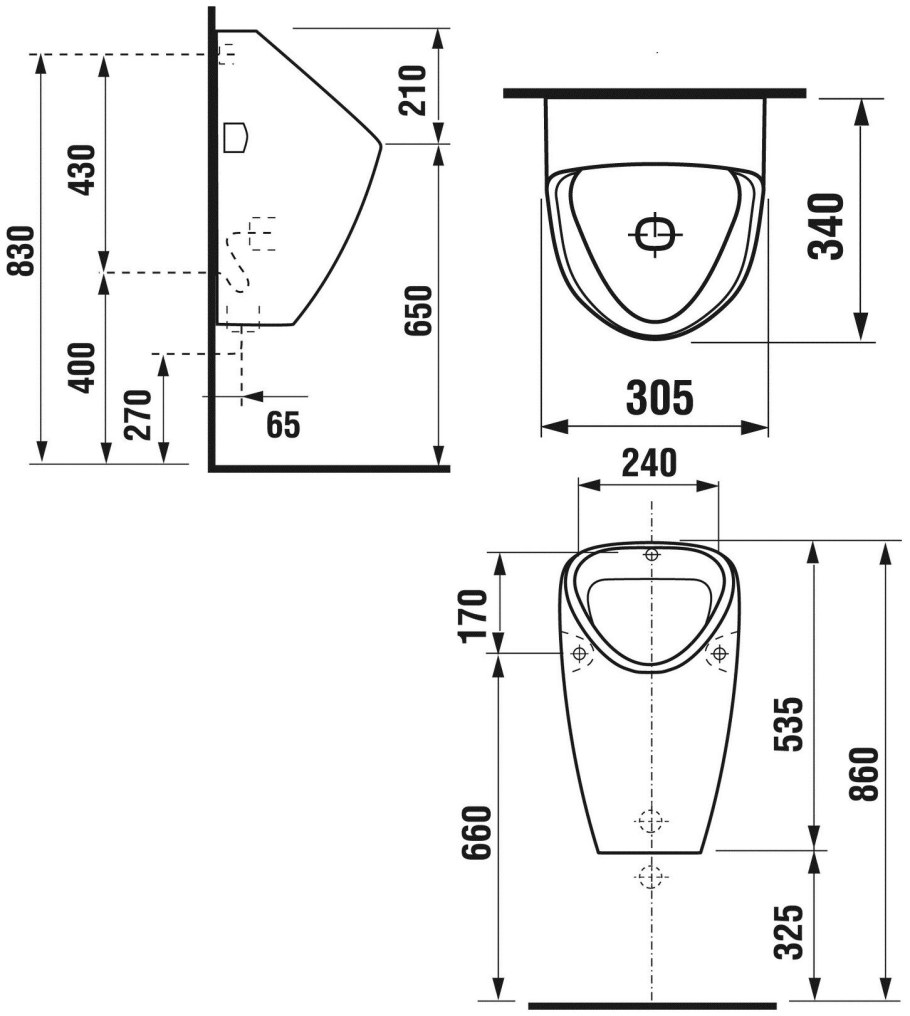 Писсуар подвесной Catalano orinatoio 1orun00